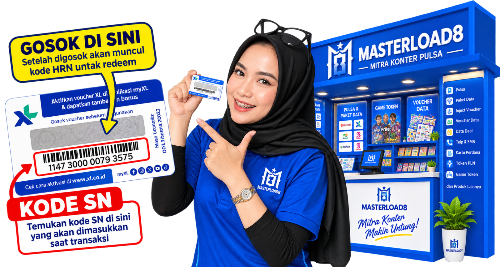 Masterload8 CS Ambassador & Redeem Voucher