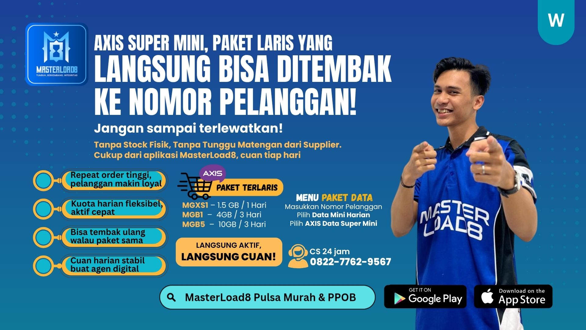 Paket AXIS SuperMini: Laris Tiap Hari, Bisa Langsung Ditembak ke Nomor Pelanggan!