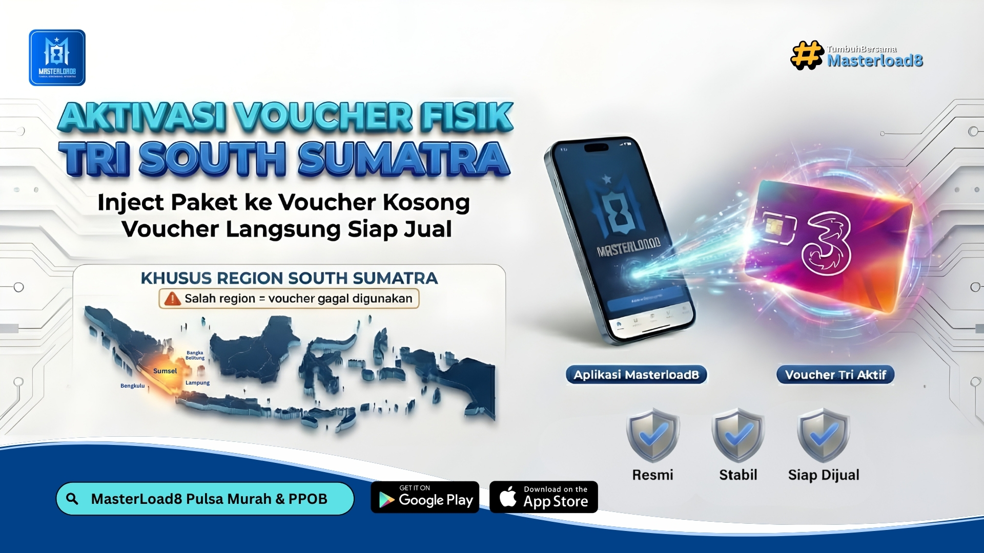 Aktivasi Voucher Fisik Tri South Sumatra – List Lengkap Paket & Panduan Resmi Agen