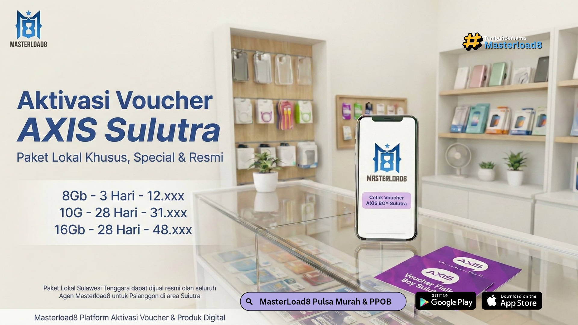 Aktivasi Voucher AXIS Sulawesi Tenggara (Sulutra) – Paket Lokal Khusus, Special & Resmi