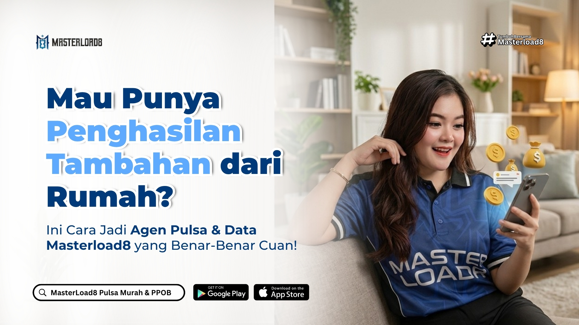 Cara Jadi Agen Pulsa & Data MasterLoad8 yang Benar-Benar Cuan