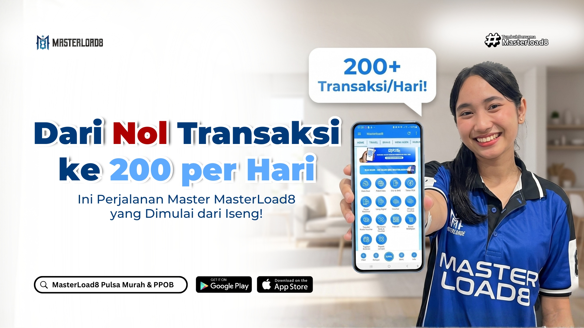 Dari Nol Transaksi ke 200 per Hari