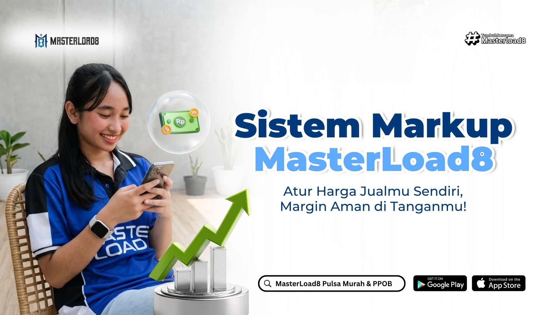 Sistem Markup MasterLoad8:Atur Harga Jualmu Sendiri,Margin Aman di Tanganmu