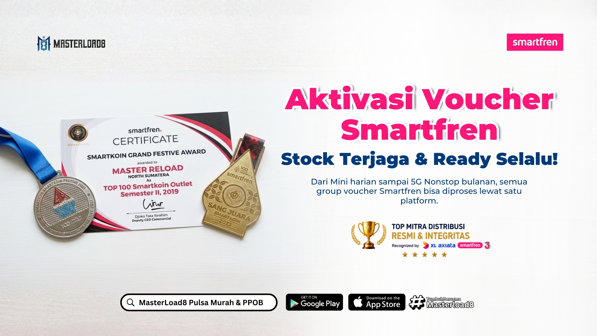 Cara Aktivasi Voucher Smartfren di Masterload8: Semua Group Paket Tersedia