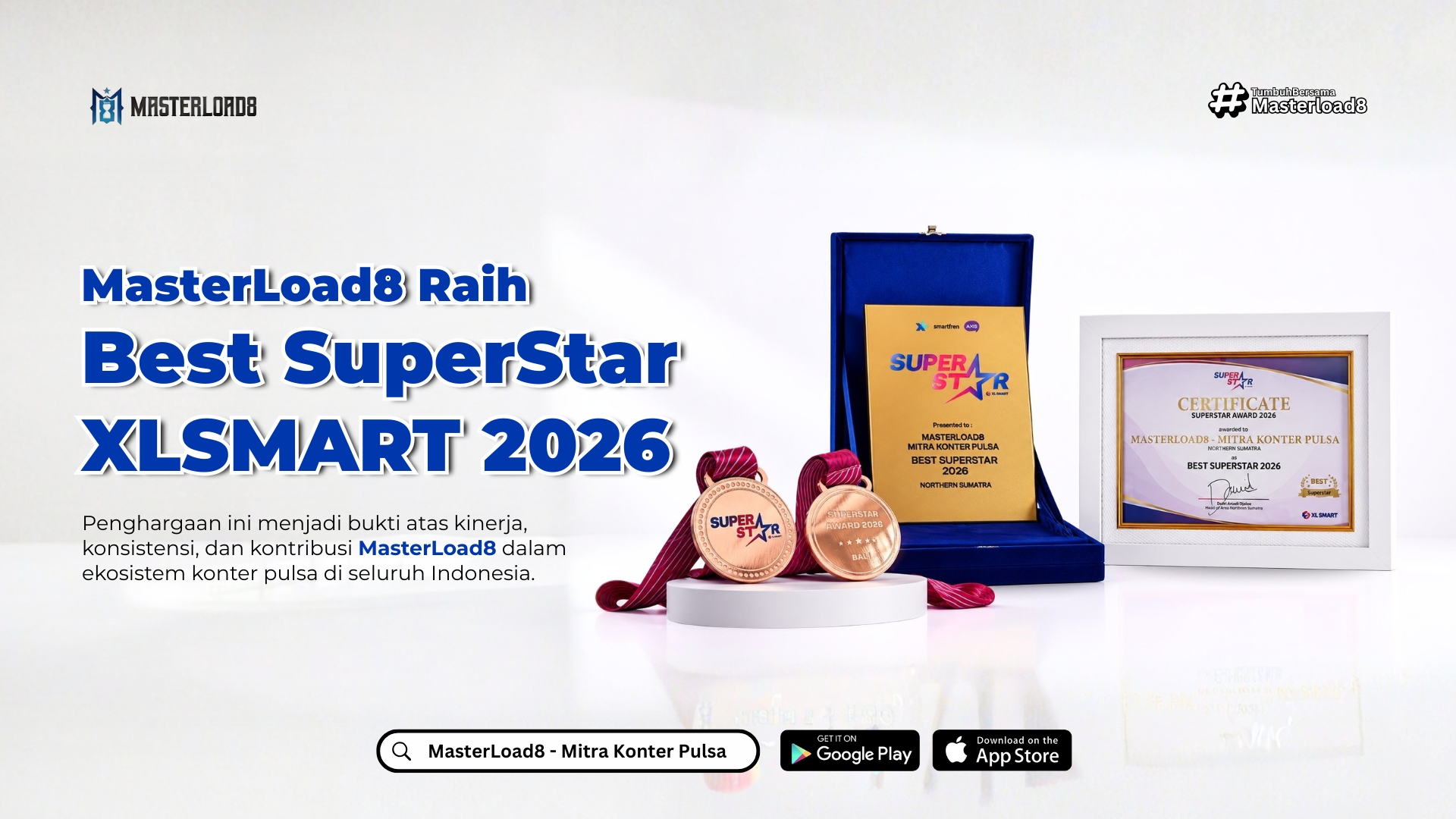MasterLoad8 Raih Penghargaan Best Superstar 2026 dari XLSMART