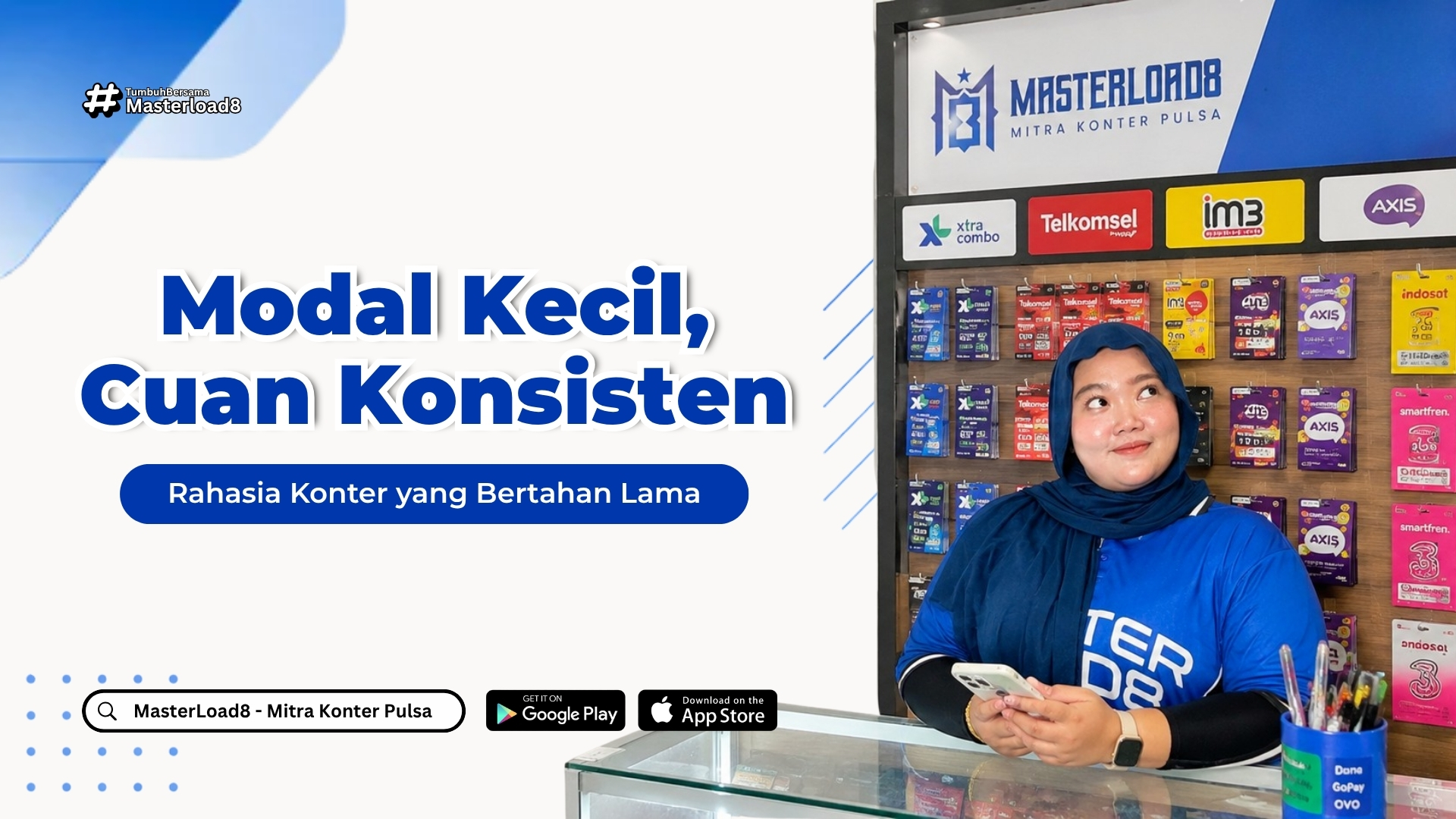 Modal Kecil, Cuan Konsisten: Strategi Konter Pulsa Bertahan Lama | Masterload8