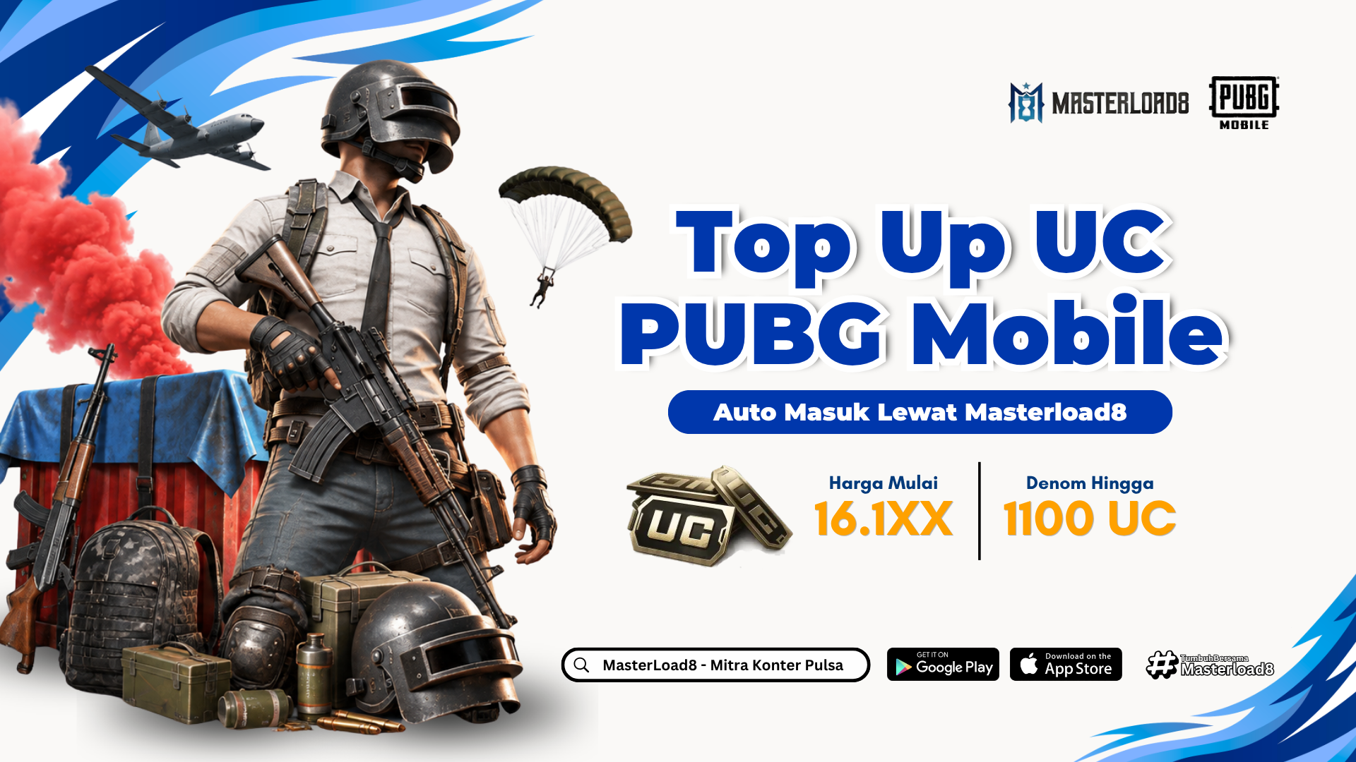 Cara Top Up UC PUBG Mobile Auto Masuk Lewat Masterload8