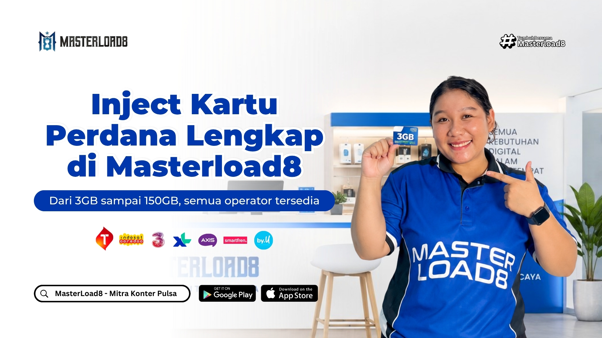 Kartu Perdana Masterload8 Ternyata Selengkap Ini, Dari 3GB Sampai 150GB
