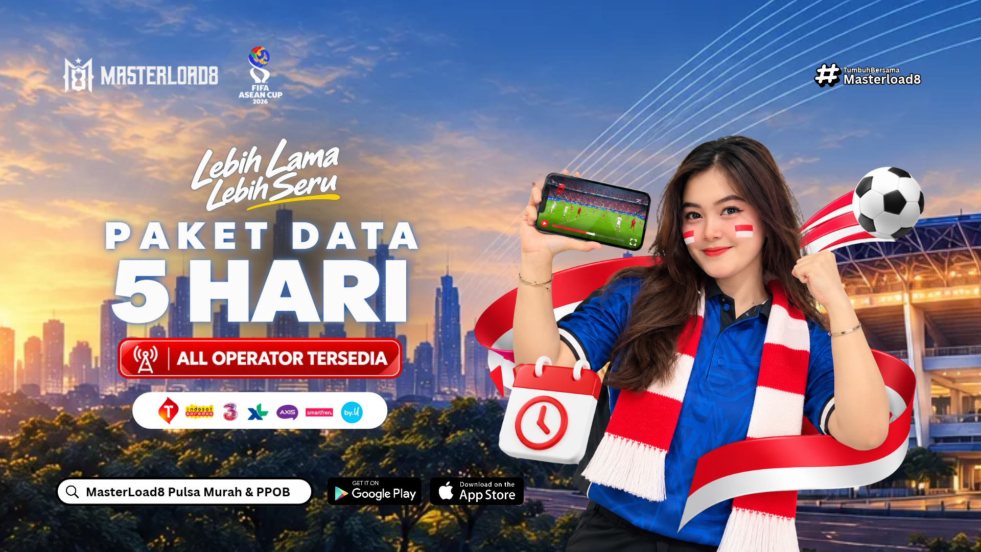 Paket Data 5 Hari All Operator, Tersedia Lengkap di Masterload8