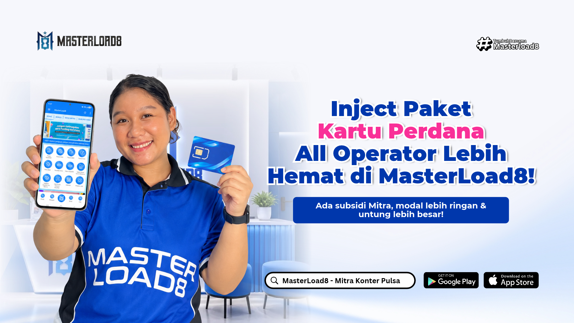 Inject Kartu Perdana All Operator di Masterload8, Lebih Hemat dari Langsung Operator