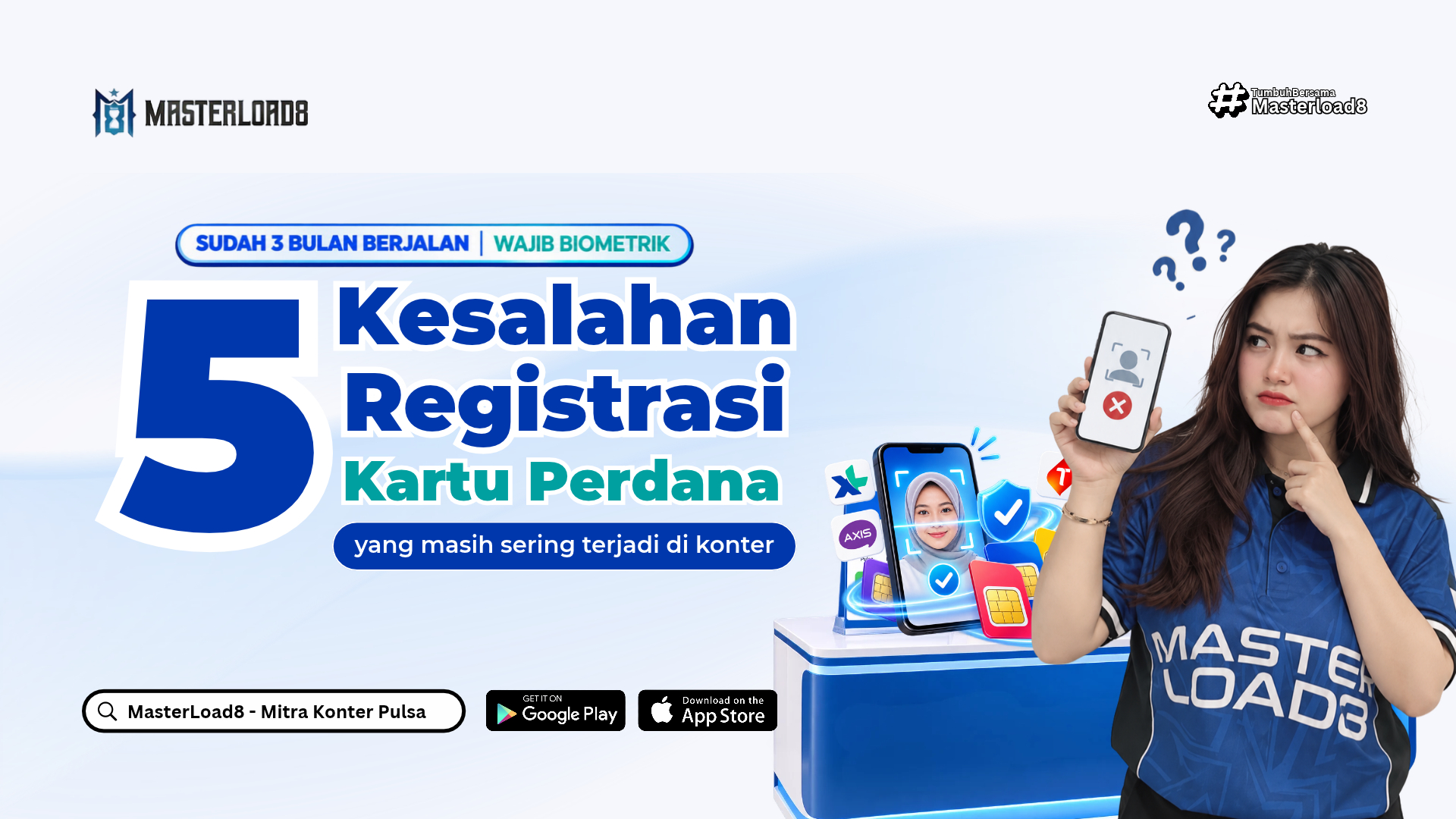 5 Kesalahan Registrasi Kartu Perdana di Konter Sejak Wajib Biometrik